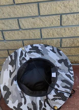 Панама военная, тактическая армейская камуфляжная, размер регулируется