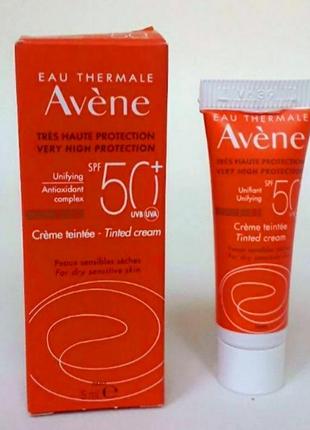 Крем солнцезащитный тональный для чувствительной кожи spf50

avene solaires haute protection tinted creme spf50