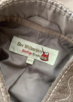 Баварский альпийский жакет джерси шерсть винтаж октоберфест6 фото