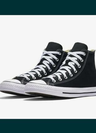 Кеди унісекс converse chuck taylor all star hi black m9160c3 фото