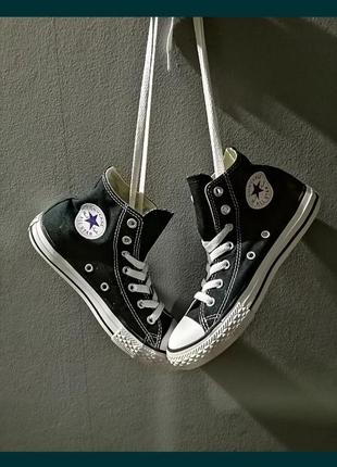 Кеди унісекс converse chuck taylor all star hi black m9160c4 фото