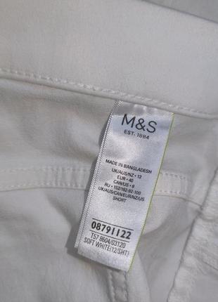 Джеггинсы/ jeggins /белые джинсы скинни m&s 12/eur40/46 (м)9 фото