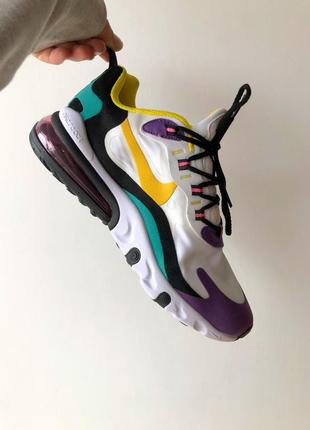 Жіночі літні  різнокольорові кросівки nike air max 270 react🆕 кросівки найк