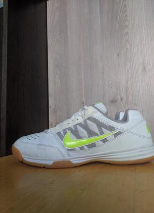Nike court shuttle 5 - кожаные волейбольные теннисные кроссовки