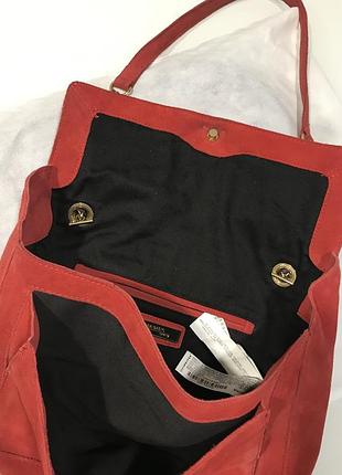 Zara натуральная замша сумка 👜 zara кожа3 фото