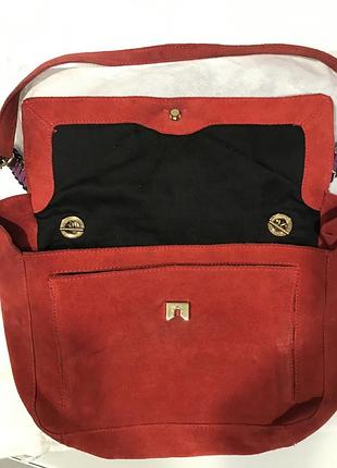 Zara натуральная замша сумка 👜 zara кожа6 фото