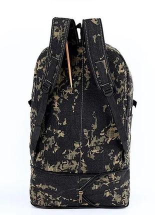 Большой прочный тактический мужской рюкзак goldbi хаки, 60 литров вместительный с расширением туристический6 фото