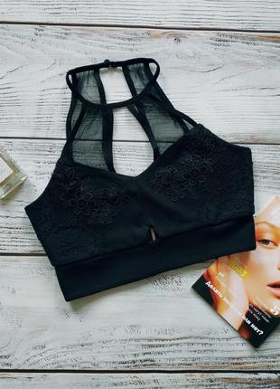 Нарядний святковий топ чорного кольору