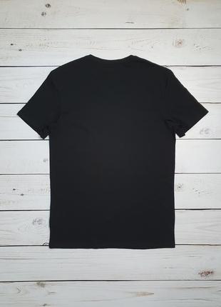 Мужская черная легкая коттоновая футболка lacoste9 фото