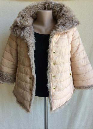 Куртка пуховик теплий зимовий жіночий бренд