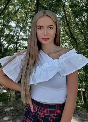 Крутой белый топ