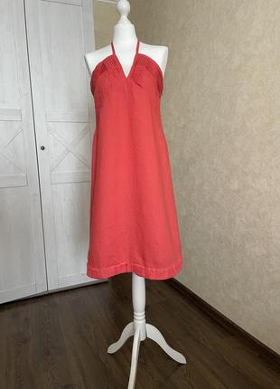 Лляний сарафан сукня льняное платье1 фото