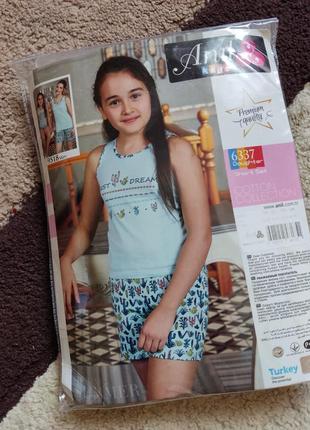 Нова річна турецька піжама для дівчинки