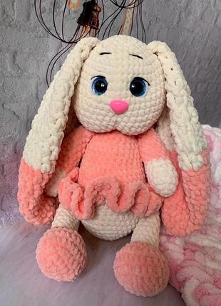 Зайка іграшка ручної роботи2 фото