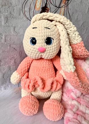 Зайка іграшка ручної роботи