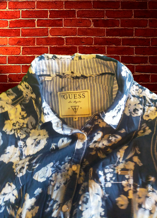 Рубашка guess + джинсовые шорты в подарок 3