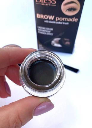 Помада для брів bless beauty brow pomade 02 soft brown к. 1136