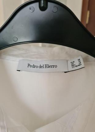 Белая рубашка pedro del hierro5 фото