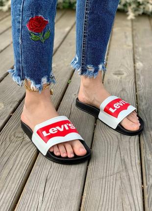 Жіночі літні  шльопанці levis slides🆕 жіночі тапочки7 фото