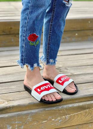 Жіночі літні  шльопанці levis slides🆕 жіночі тапочки4 фото