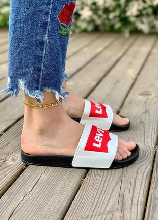 Жіночі літні  шльопанці levis slides🆕 жіночі тапочки8 фото