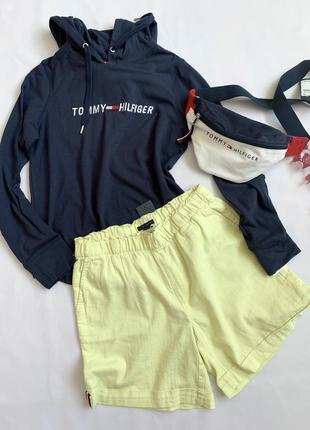 Шорти жіночі tommy hilfiger шорты женские томми хилфигер. оригінал2 фото