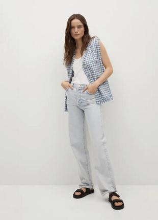 Стильная твидовая жилетка mango