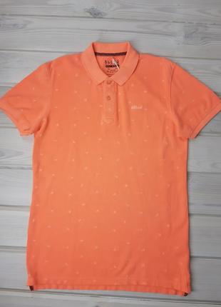 Чоловіча футболка поло blend помаранчевого кольору