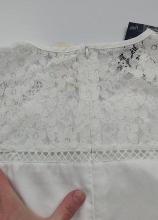 Сукня nelly біле з мереживом 404 фото