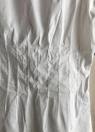 Блуза біла бавовняна2 фото
