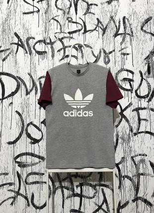 Футболка adidas, оригинал, big logo, спортивная, удобная, на лето