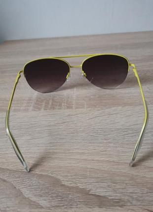 Lasenza стильные солнечные очки авиаторы  градиент3 фото