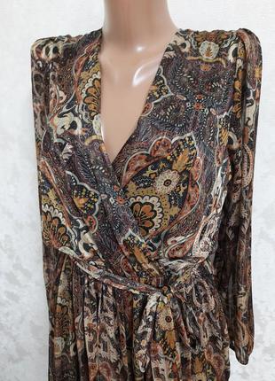 Нарядное  ярусное платье на подкладке франция2 фото