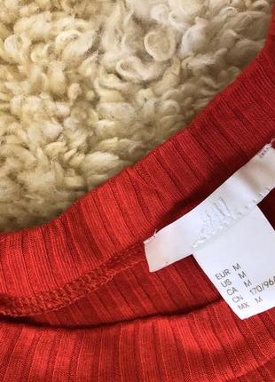 Футболка боді червоного кольору h&m4 фото