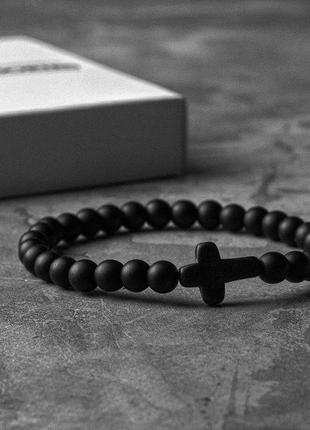Браслет black cross matte🔗