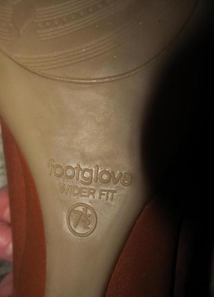 Кожаные туфли балетки footglove р. 7,5- 27см3 фото
