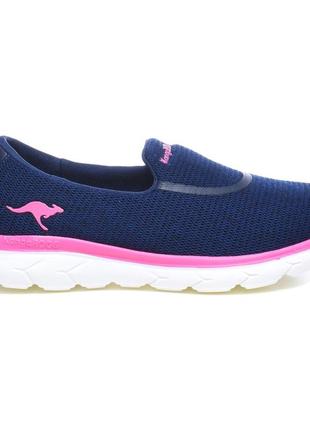 Слипоны kangaroos 39173-000-4204 kn-slip dk. navy/daisy pink, код: 035140, размеры: 36, 38, 39, 40, 427 фото