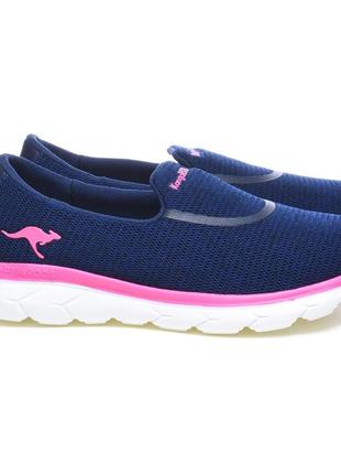 Слипоны kangaroos 39173-000-4204 kn-slip dk. navy/daisy pink, код: 035140, размеры: 36, 38, 39, 40, 424 фото