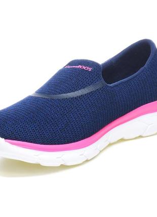 Слипоны kangaroos 39173-000-4204 kn-slip dk. navy/daisy pink, код: 035140, размеры: 36, 38, 39, 40, 423 фото