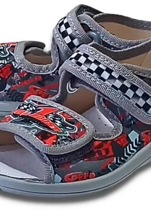 Ортопедичні капці капчики текстильні босоніжки для хлопчика валді waldi адам 23,24,25,26,27,28,29,30