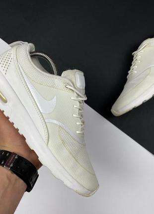 Кроссовки nike air max thea original белые сетка красивые