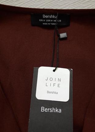 Мегаклассная укороченная рубашка на завязках bershka6 фото