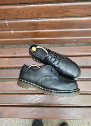 Винтажные ботинки туфли dr. martens industrial steel toe underground 14603 фото