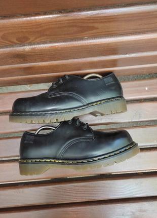 Винтажные ботинки туфли dr. martens industrial steel toe underground 14604 фото
