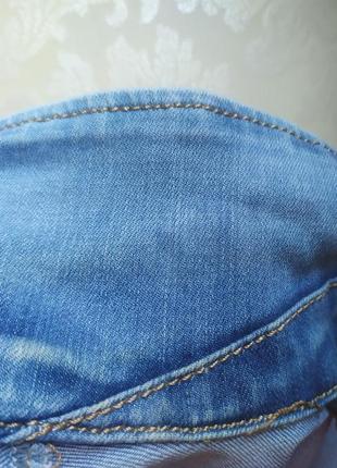 Джинсовая жилетка / безрукавка ldm jeans с камнями9 фото