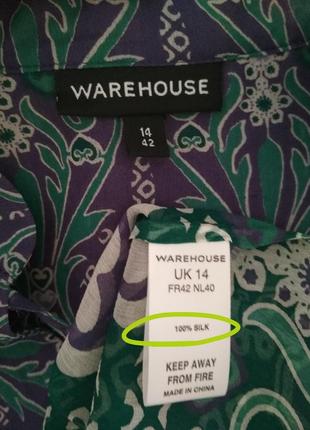 100% шёлк фирменная шелковая блузка с роскошным принтом шовк супер качество!!!5 фото