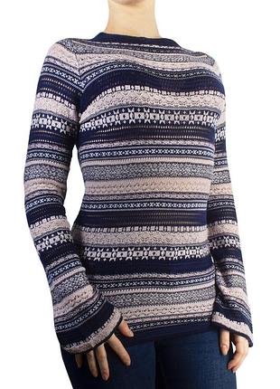 Демисезонная женская кофта на осень-весну, джемпер тонкой вязки