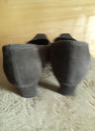 Модельные замшевые туфельки5 фото