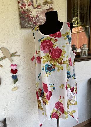 Блуза без рукавов туника