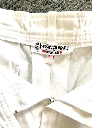 Белые шорты ysl 4
